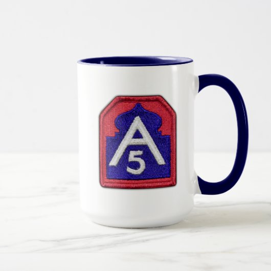 Fünfte 5. Armee samt Houston Veterans Veterans Vet Tasse (Rechts)