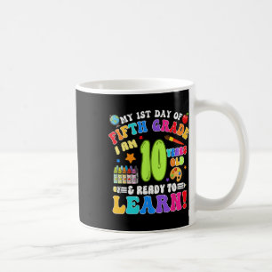 Fünfte 5. Klasse erster Schultag Jungen Mädchen Kaffeetasse