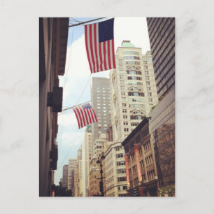 Fünfte 5th Avenue American Fags NYC New York City Postkarte