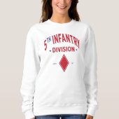 Fünfte Abteilung Infanterie - Militär der Vereinte Sweatshirt (Vorderseite)
