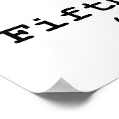 Fünfte Änderung der Verfassung der Vereinten Staat Poster (Ecke)