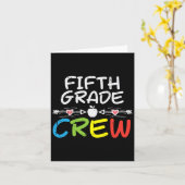 Fünfte Crew Erster Tag der Schülermädchen Karte (Gelbe Blume)