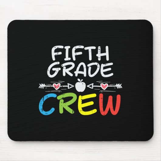 Fünfte Crew Erster Tag der Schülermädchen Mousepad (Vorne)