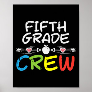 Fünfte Crew Erster Tag der Schülermädchen Poster
