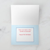 Fünfte Geburtstagskarte Personalisiert! Karte (Innenseite)