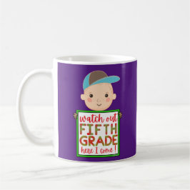 FÜNFTE GRADE HIER KOMME ICH lustig niedlich Kaffeetasse