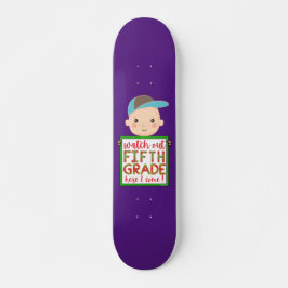 FÜNFTE GRADE HIER KOMME ICH lustig niedlich Skateboard