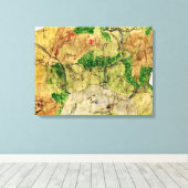 Fünfte Karte des Vergessenen Reiches Leinwanddruck (Insitu (Holzboden))