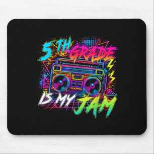 Fünfte Klasse ist Jam Retro zurück zur Schule Lehr Mousepad