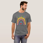 Fünfte Klasse Lehrer Funny Boho Rainbow Back to Sc T-Shirt (Vorne ganz)