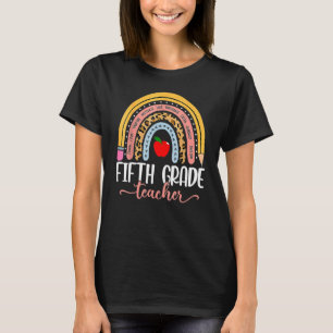 Fünfte Klasse Lehrer Lehrer Liebe Inspirierte Erst T-Shirt