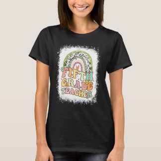 Fünfte Klasse Lehrer Retro Groovy 5. Klasse Lehrer T-Shirt