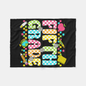 Fünfte Klasse Lehrer Student Groovered zurück Fleecedecke (Vorderseite (Horizontal))