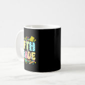 Fünfte Klasse Lehrer Student Groovered zurück Kaffeetasse (Vorderseite Links)