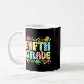 Fünfte Klasse Lehrer Student Groovered zurück Kaffeetasse (Links)