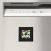 Fünfte Klasse Lehrer Student Groovered zurück Magnet (In Situ (Geschirrspüler))