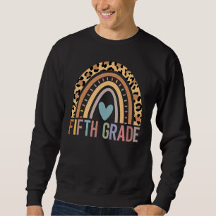 Fünfte Klasse Rainbow Girls Boys Teacher Team 5th Sweatshirt