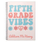 Fünfte Klasse - Rückkehr zum SchulNotebook Notizblock (Vorderseite)