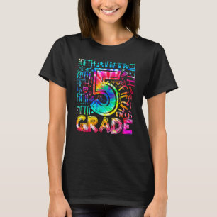 Fünfte Klasse Tie Dye 5. Klasse Zurück zur Schule  T-Shirt
