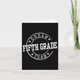 Fünfte Klasse Traumteam Fünfte Klasse Geschenke fü Karte