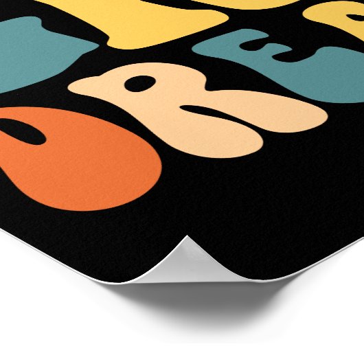 Fünfte Klasse Traumteam Lehrer Poster (Ecke)