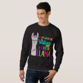 Fünfte Klasse Trupp Kein Problem Lama 5. Klasse Zu Sweatshirt (Vorne ganz)
