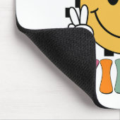 Fünfte Klasse Vibes Mädchen Retro-Lächeln Team 5. Mousepad (Ecke)