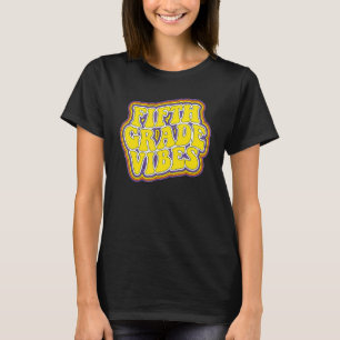 Fünfte Klasse Vibes Rückkehr zur Schule 5. Gra T-Shirt
