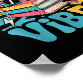 Fünfte Klasse Vibes zurück zum Schullehrer Kind 5t Poster (Ecke)