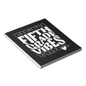 Fünfte Klasse Vibes zurück zur Schule Notizblock (angewinkelt)