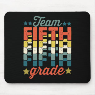Fünfte Klasse zurück zum Schullehrer Kinder Mousepad