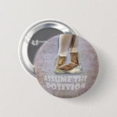 Fünfte Position im Ballett Button (Vorne & Hinten)