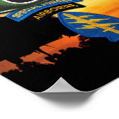 Fünfte Spezialeinsatzgruppe SFGA SFG Veterans Vets Poster (Ecke)