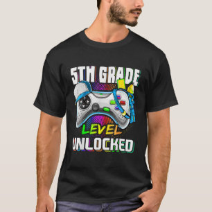 Fünfte Stufe des Gamers - Rückkehr zur Schule 2022 T-Shirt