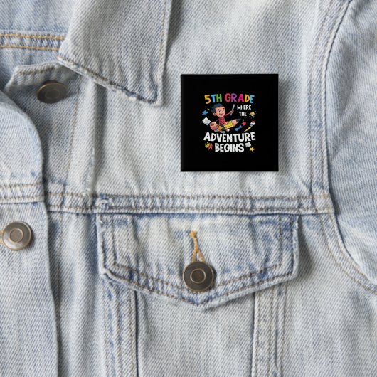 Fünfte Stufe, in der das Abenteuer beginnt Button (Beispiel)
