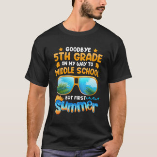Fünfter Abschluss bis Mittlerer Schulsommer T-Shirt