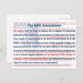 Fünfter Änderungsantrag Postkarte (Vorne/Hinten)