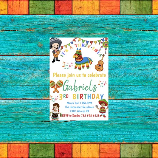 Fünfter Geburtstag,Drei-Sterne-Einladung Einladung