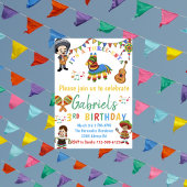 Fünfter Geburtstag,Drei-Sterne-Einladung Einladung