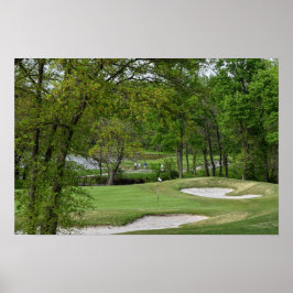 Fünfter Golfplatz Green, Eisenpferde, Leawood, Kan Poster