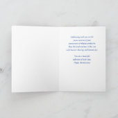 Fünfter Jahrestag des religiösen Lebens an Nun Karte (Innenseite)