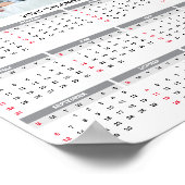 Fünfter Kalender für benutzerdefinierte Fotos 2026 Poster (Ecke)