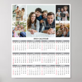 Fünfter Kalender für benutzerdefinierte Fotos 2026 Poster (Vorne)