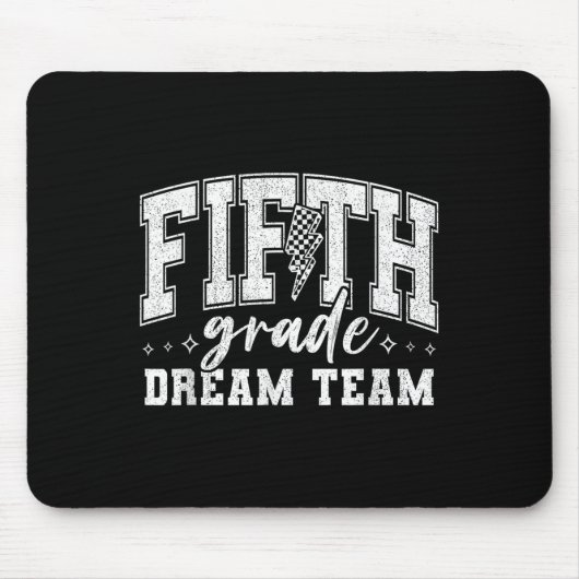Fünftes Dream Team 5. Klasse Vibes Back to Sch Mousepad (Vorne)