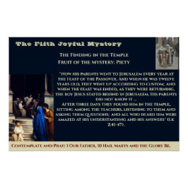 Fünftes Joyful Mystery Poster