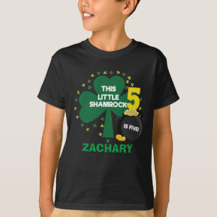 Fünftes Shirt zum Geburtstag Irish Kleeblatt für