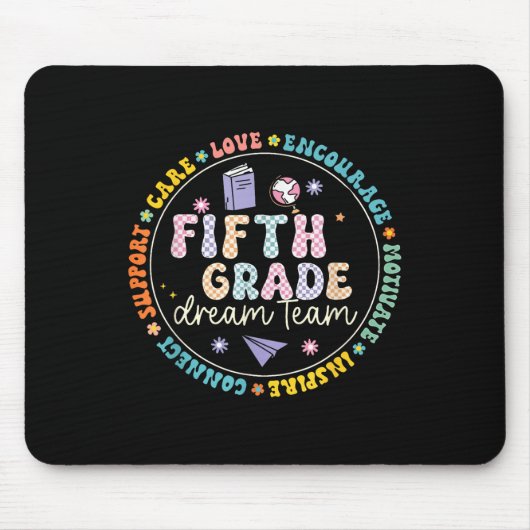 Fünftes Traumteam Zurück zur Schule Mousepad (Vorne)