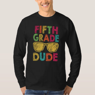 Fünftklässler Typ Retro Vintage Zurück zur Schule  T-Shirt