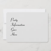 fünfundzwanzig einladung (Rückseite)