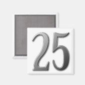 fünfundzwanzig magnet (Vorderseite/Rückseite)